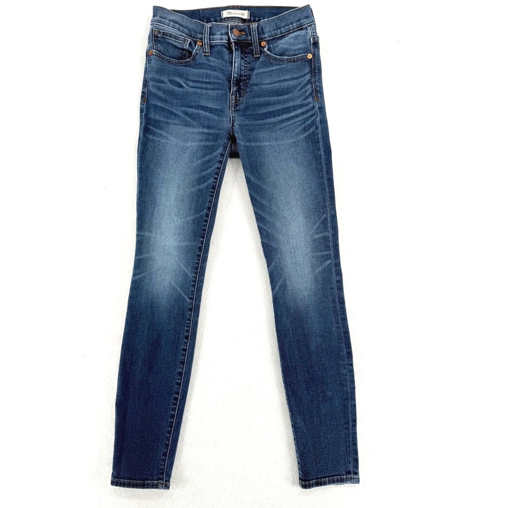 Madewell 9 High Rise Skinny Jeans Blue Wash Women's Size 26